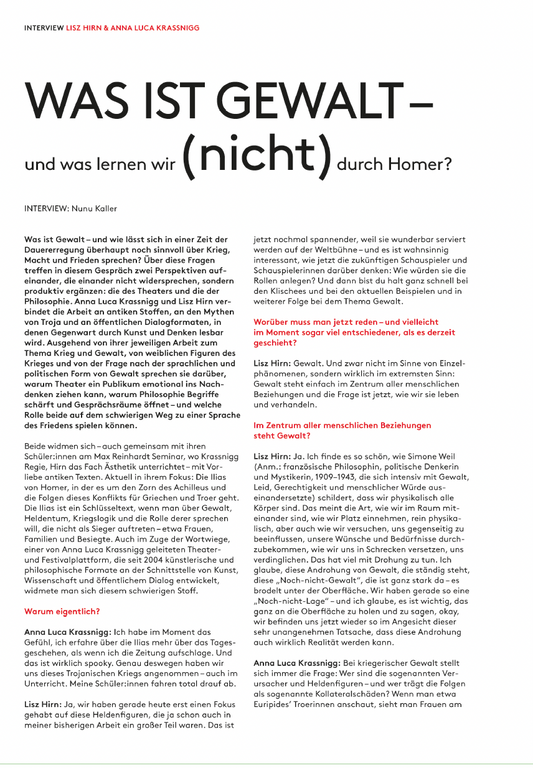 WIENER Ausgabe #466 - 1/2026