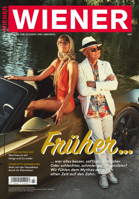 Cover WIENER Ausgabe #468 – 3/2026, Coverstory „Früher…“